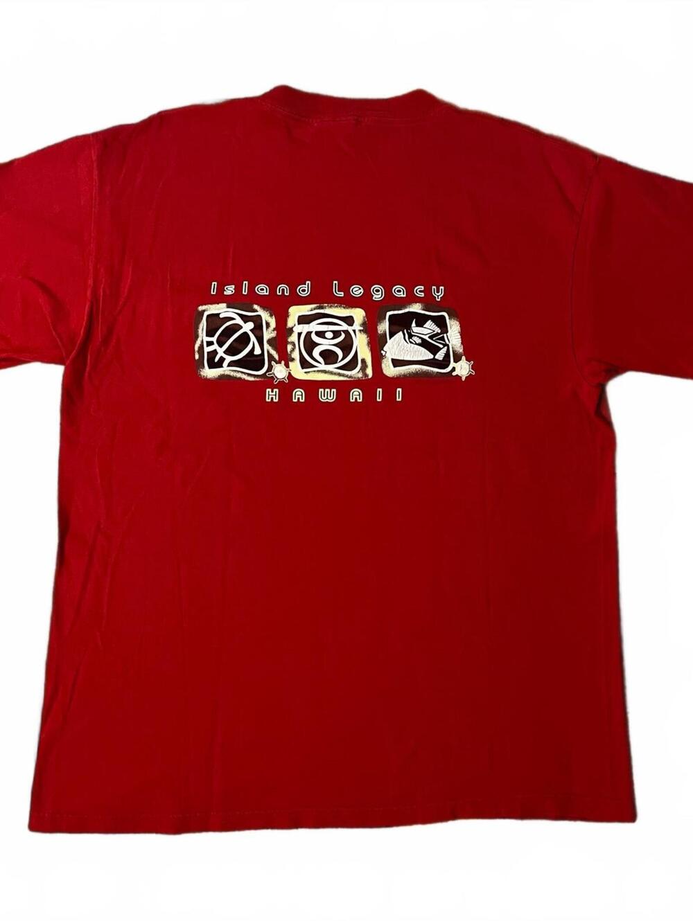 VTG 90s Island Legacy Hawaii Travel Destination Graphic Tee